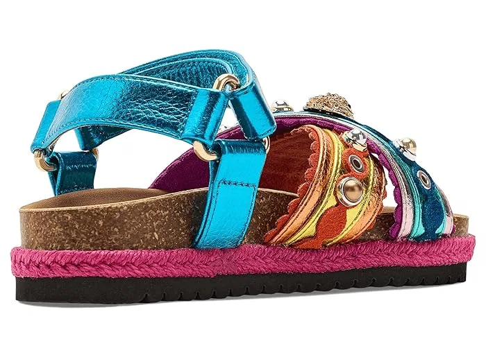 Сандалии-эспадрильи с джинсовым ремешком Mini Kensington Kurt Geiger London Kids, Multi — фото 4