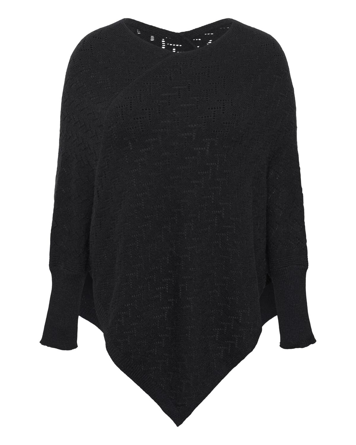 

KAFFE CURVE Кейп 'Olina' в черном цвете