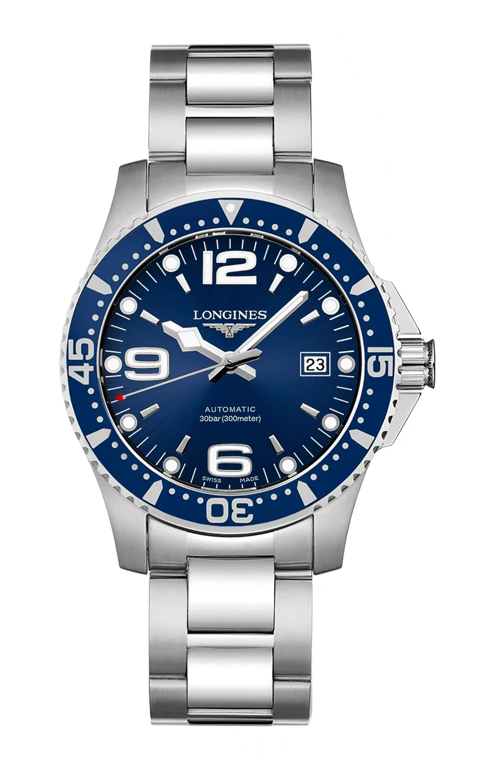 HYDROCONQUEST - L3.742.4.96.6 LONGINES, черный