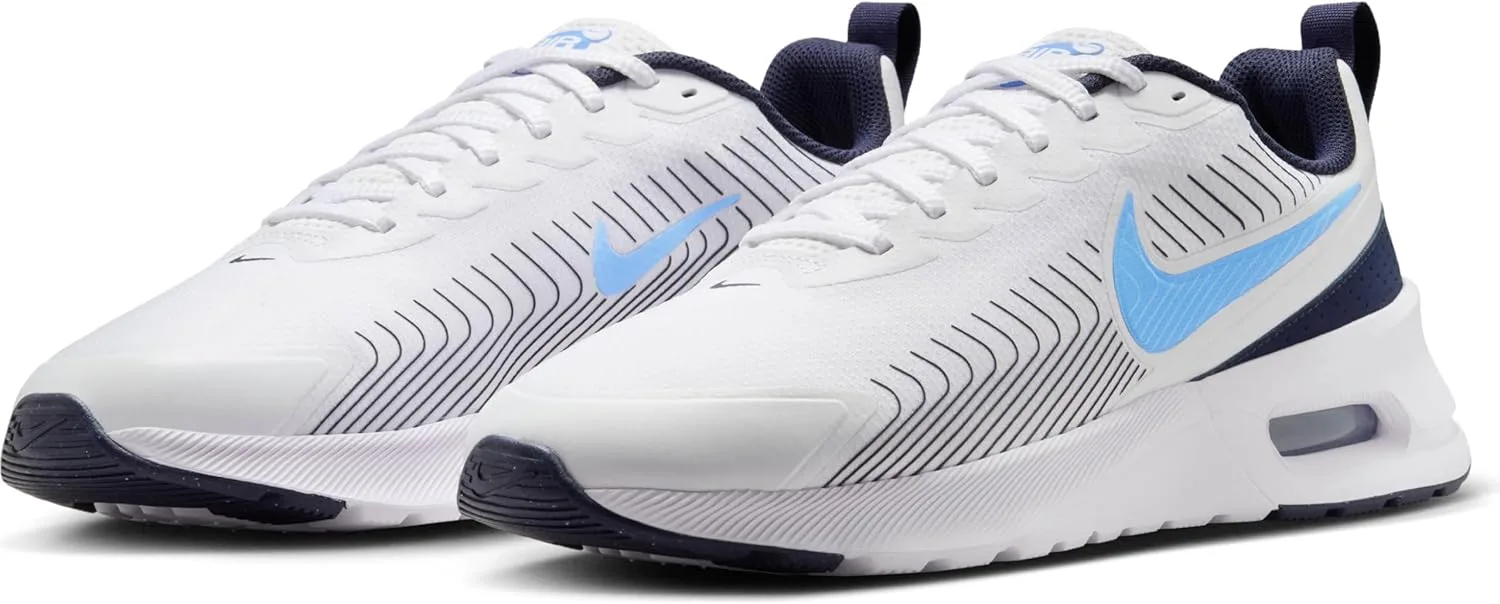 Мужские кроссовки Nike Air Max Nuaxis FD4329, белый/синий — фото 2