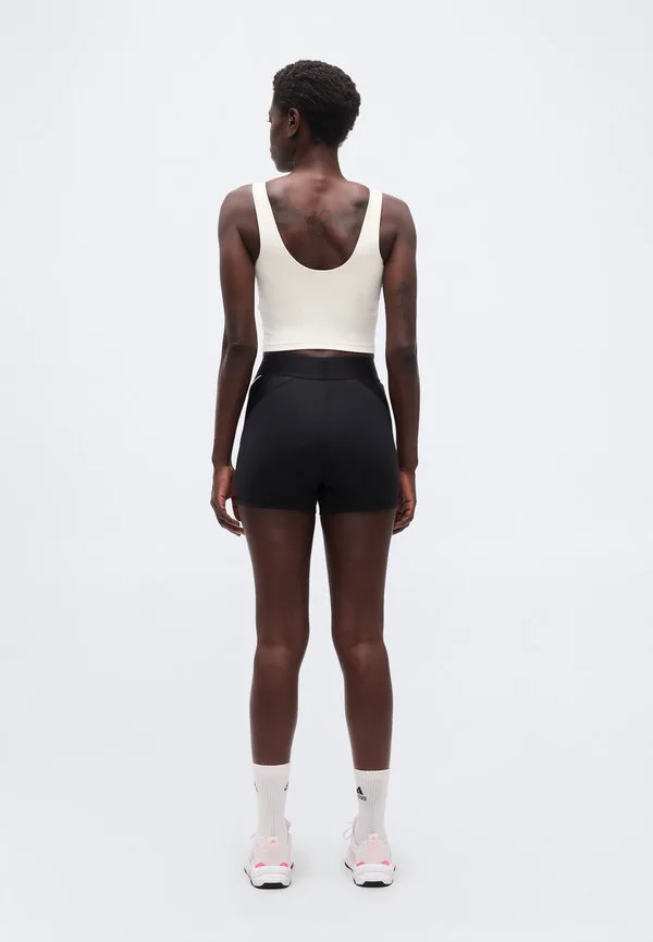 Леггинсы для байкеров на стадионе Adidas Sportswear, Black/Off White — фото 3
