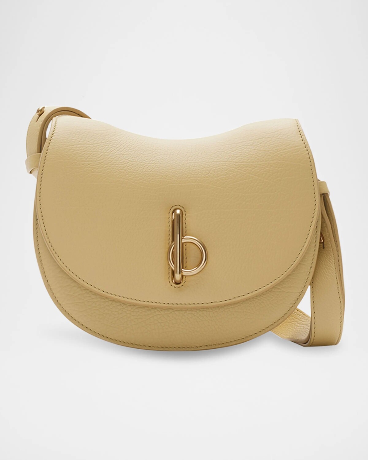 

Маленькая кожаная сумка через плечо Rocking Horse Burberry, цвет Sand