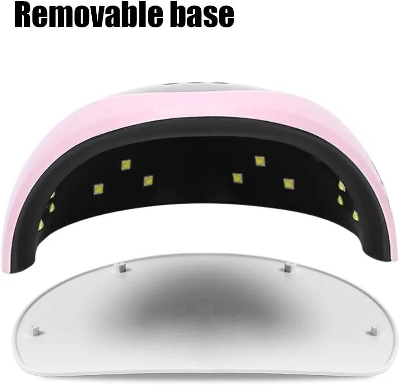 UV LED лампа для сушки ногтей розовая ‎Uxsiya — фото 4