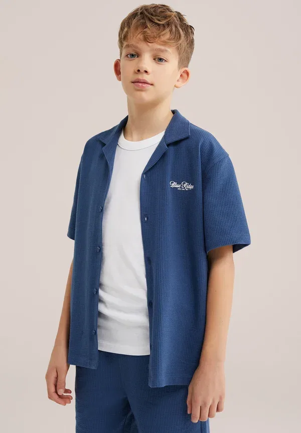 Рубашка We Fashion Blue Ridge, темно-синий
