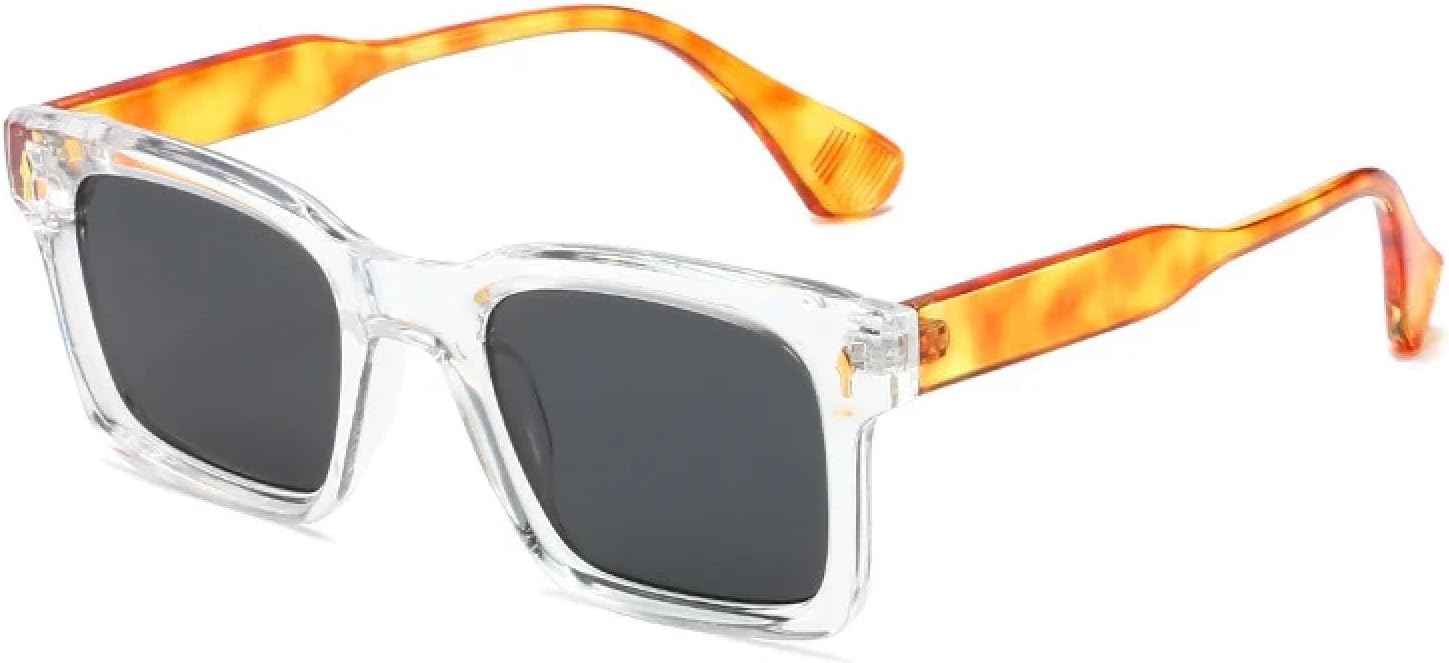 

Солнцезащитные очки Rivets с защитой от УФ-излучения UV400 | Легкая нейлоновая оправа Tr90 | Линзы ярких цветов для занятий спортом на открытом воздухе и вождения DSVIGF, Clear Amber Gray