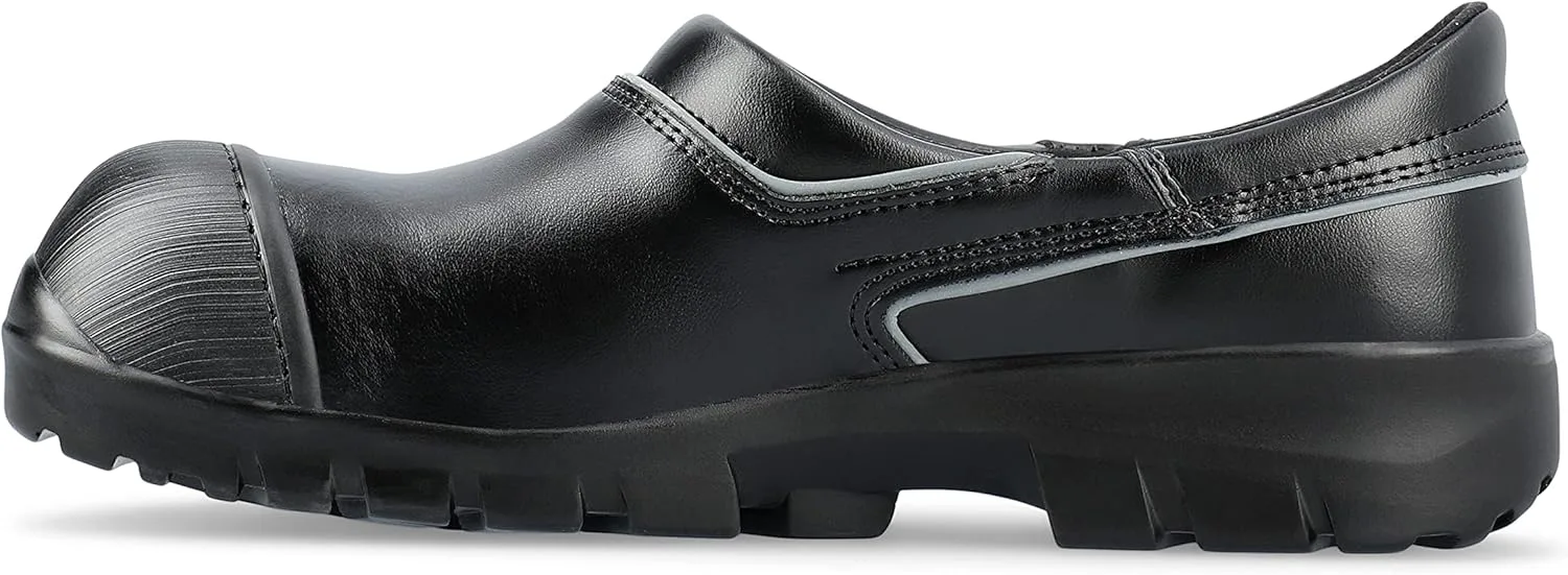 Рабочие сабо SIKA Unisex Proflex с закрытой конструкцией и технологией ProNose, нескользящая полиуретановая подошва, кожа Permair, амортизирующая защитная обувь для фермеров, строителей и промышленных рабочих, черный