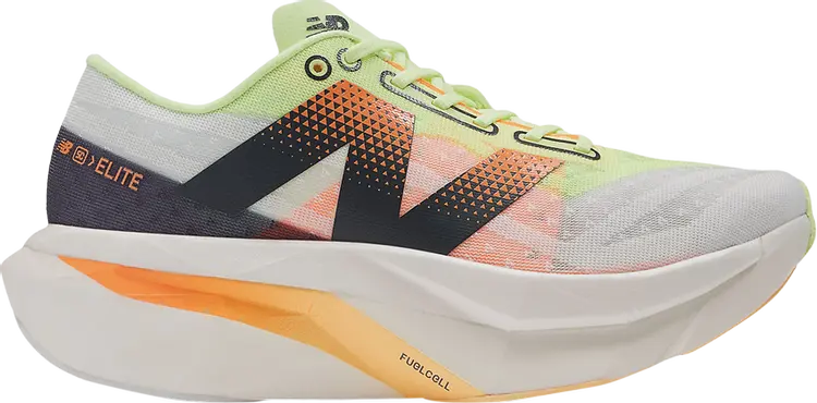

Кроссовки Wmns FuelCell SuperComp Elite v4 'White Lime Mango', белый