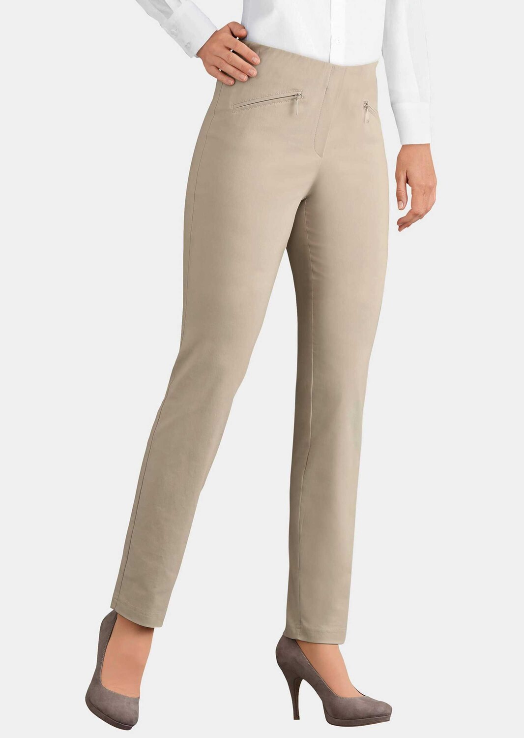 

Брюки GOLDNER Stretchhose LOUISA, песочный