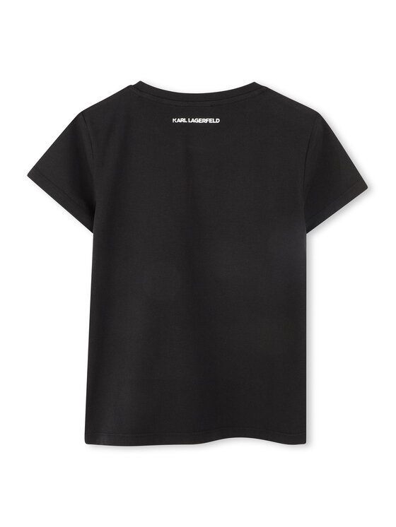 Футболка обычного кроя Z30489 S Karl Lagerfeld Kids, черный — фото 2