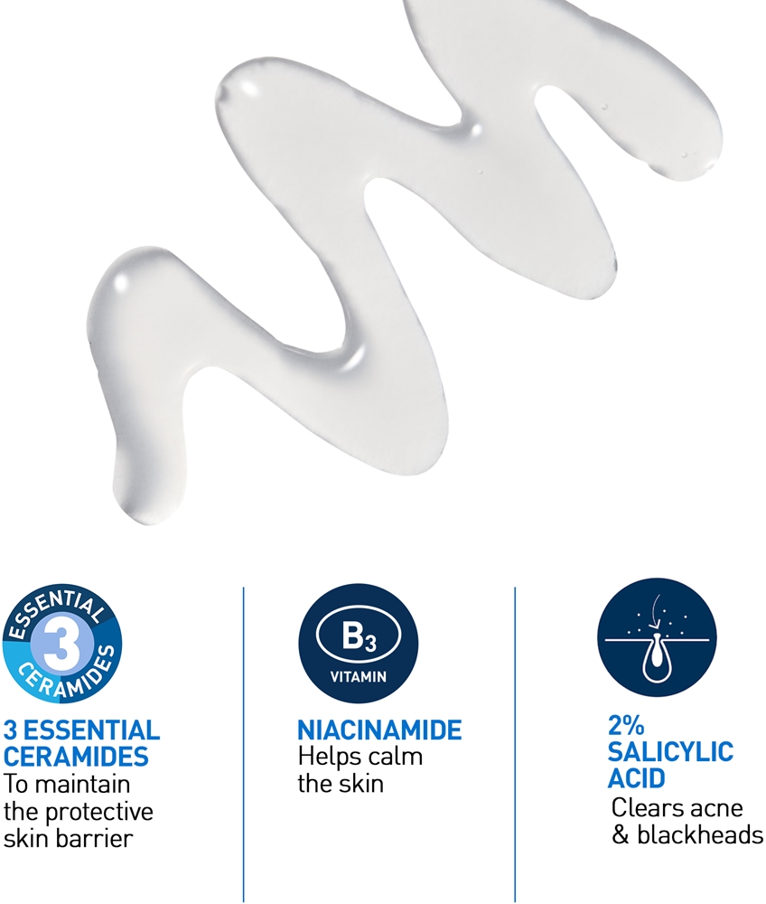 Крем для лица SPF CERAVE Гель AHA & BHA Acne Control — фото 2
