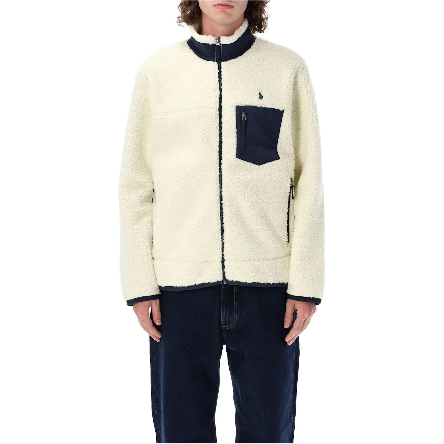 

Куртка Zip Through Fleece Polo Ralph Lauren, белый