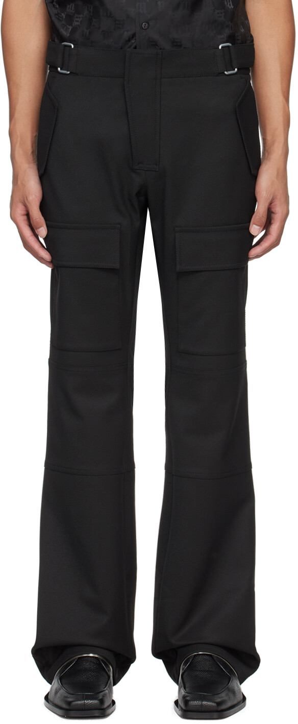

Черные брюки-карго Moto Tailoring Misbhv