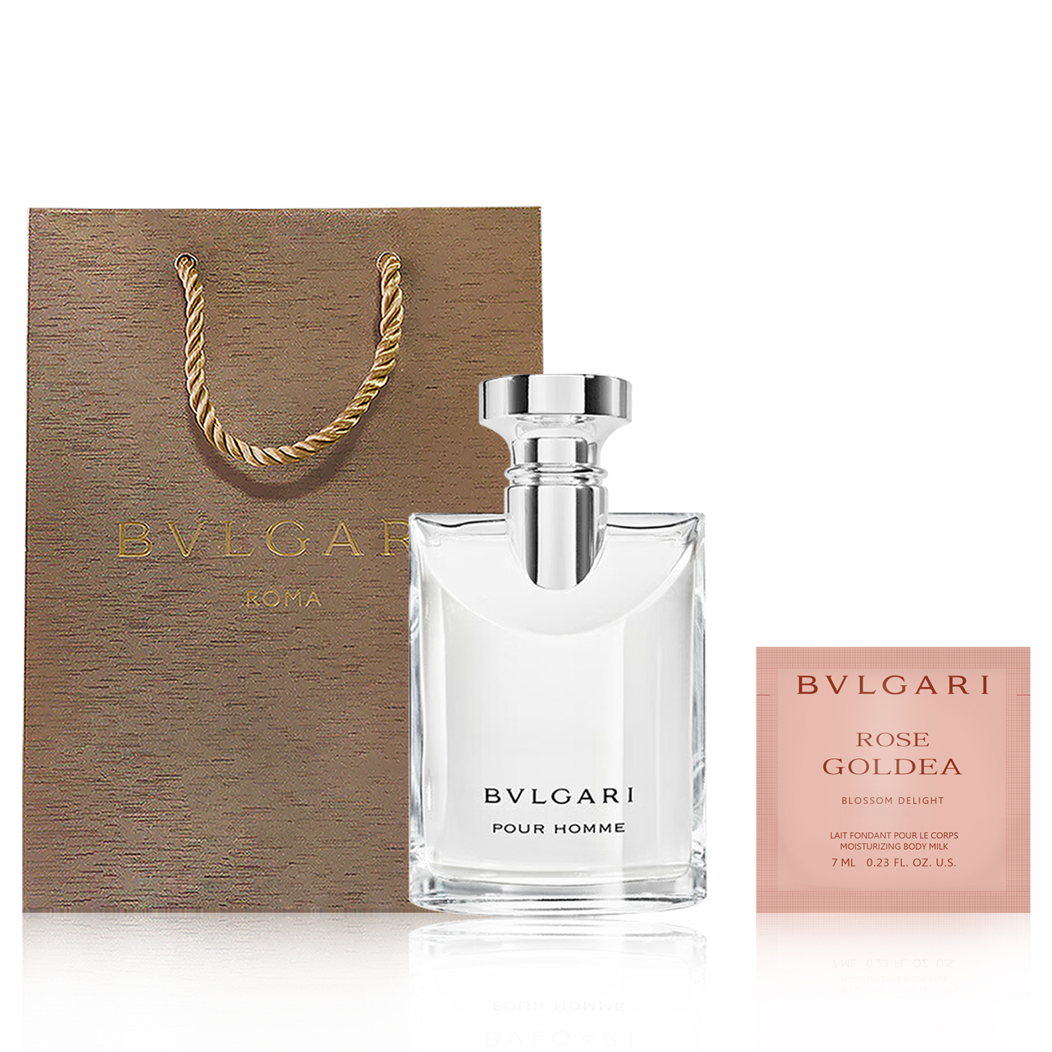 Набор с туалетной воды Bvlgari Pour Homme и лосьоном, 100 мл + 1,5 мл — фото 4