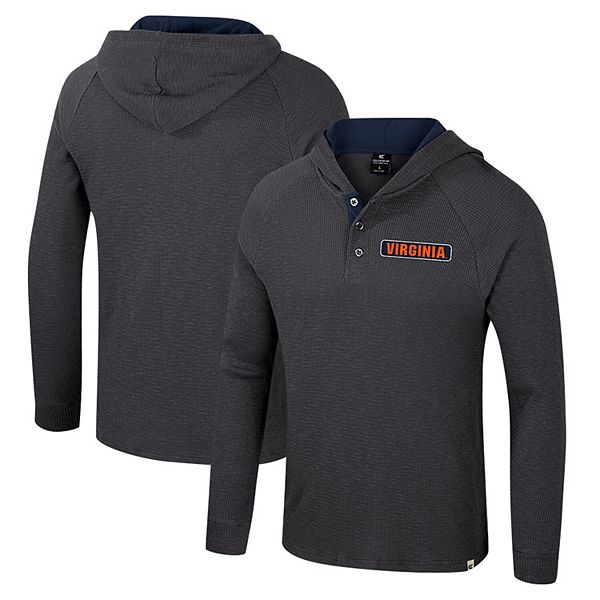 

Мужская толстовка-лонгслив henley с капюшоном dujour ralgan virginia cavaliers Colosseum