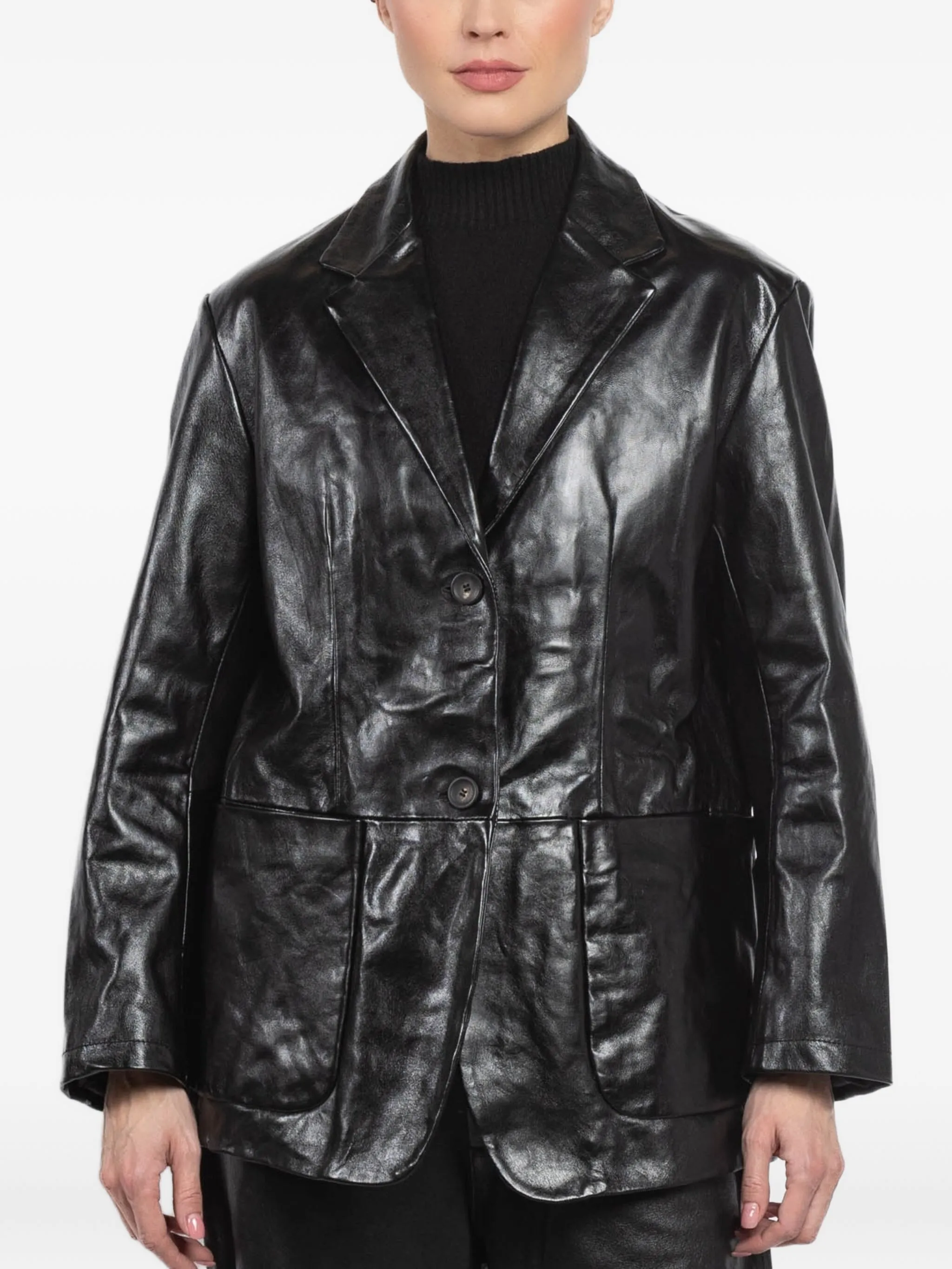 

Однобортная куртка из коллаборации с Jade Giorgio Brato, черный