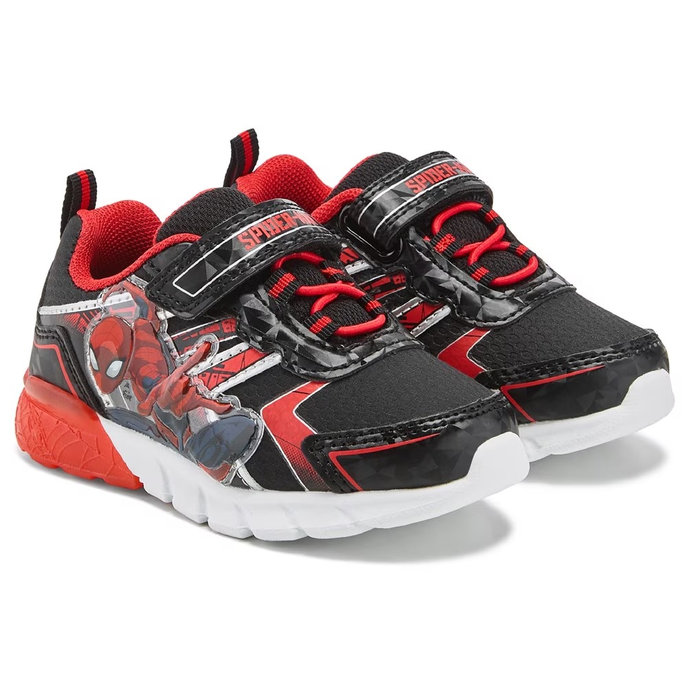 

Детские кроссовки со светящимся элементом Spider-Man для малышей и младших детей Spider-Man, black/red/multi