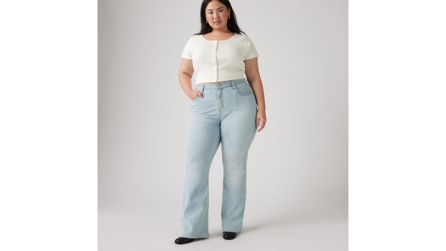 

Женские джинсы-клеш с высокой талией 726 (большие размеры) Levi's, Eternal Indigo Light - Light Wash