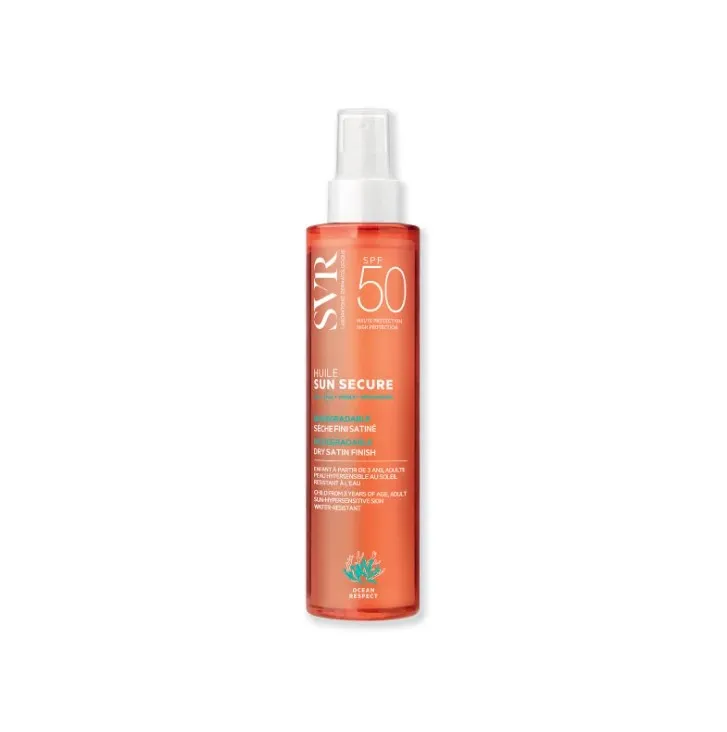 

SVR Sun Secure Huile Seche SPF 50+ Новая формула 200 мл сухое масло