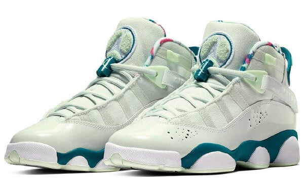 Кроссовки 6 колец Air Jordan, серый — фото 3