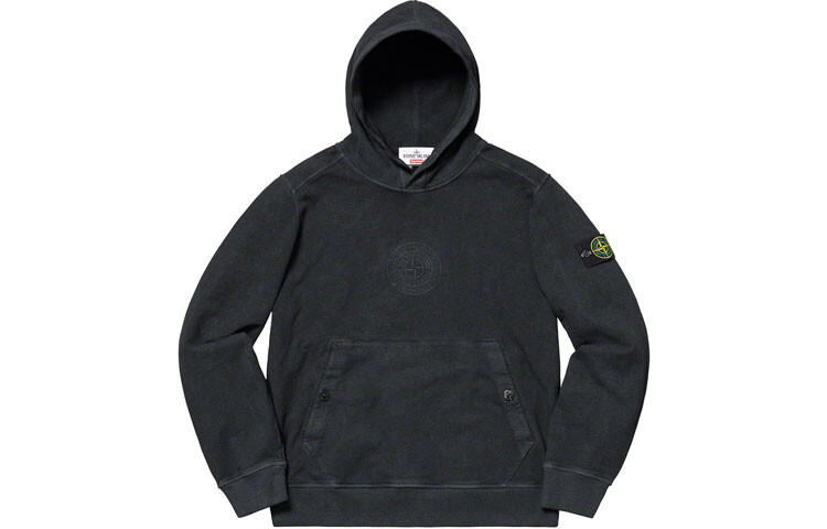 

Толстовка унисекс Stone Island X Supreme, черный