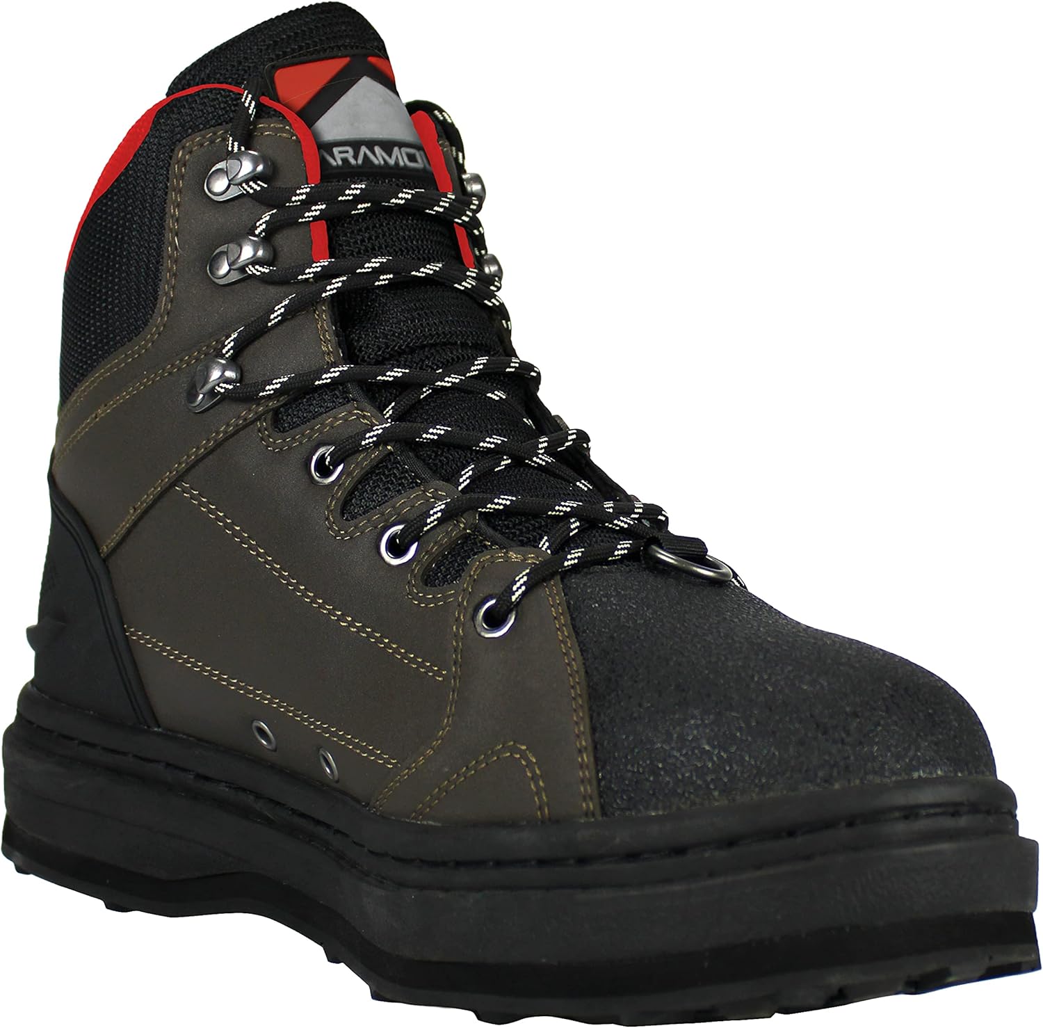 Сапоги для бродяжки Paramount Outdoors Deep Eddy с войлочной и резиновой протекторной подошвой, 11 Cleated — фото 2