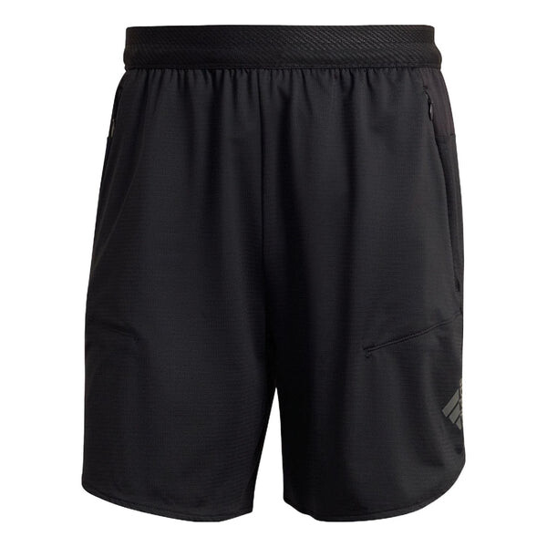 

Шорты Men's adidas Printing Brand Logo Solid Color Gym Shorts Black, мультиколор