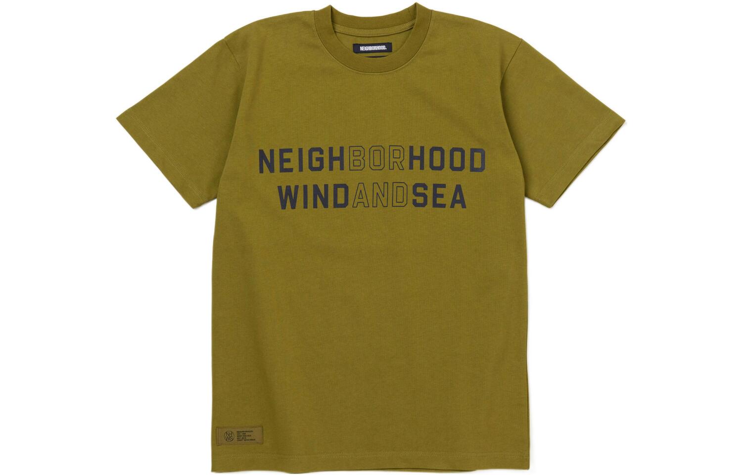 

Футболка X Wind And Sea #3 NEIGHBORHOOD, оливковый