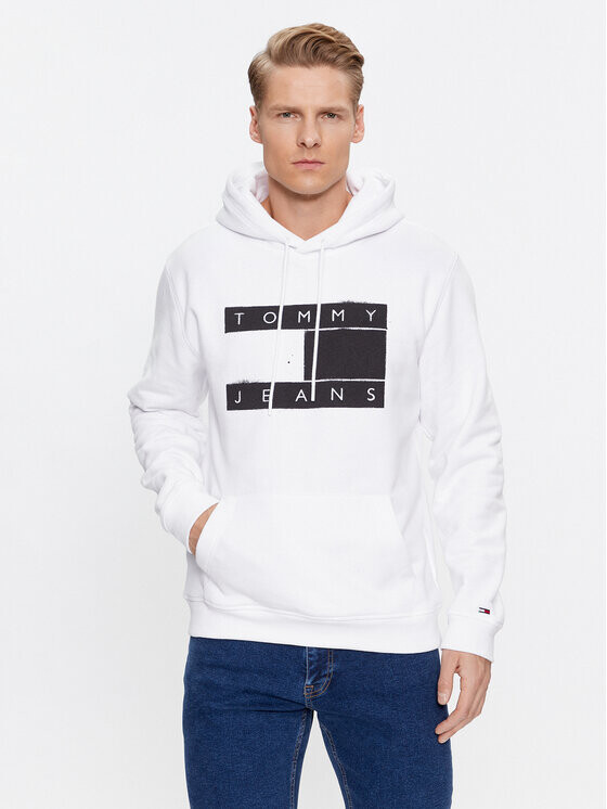 

Толстовка обычного кроя Tommy Jeans, белый