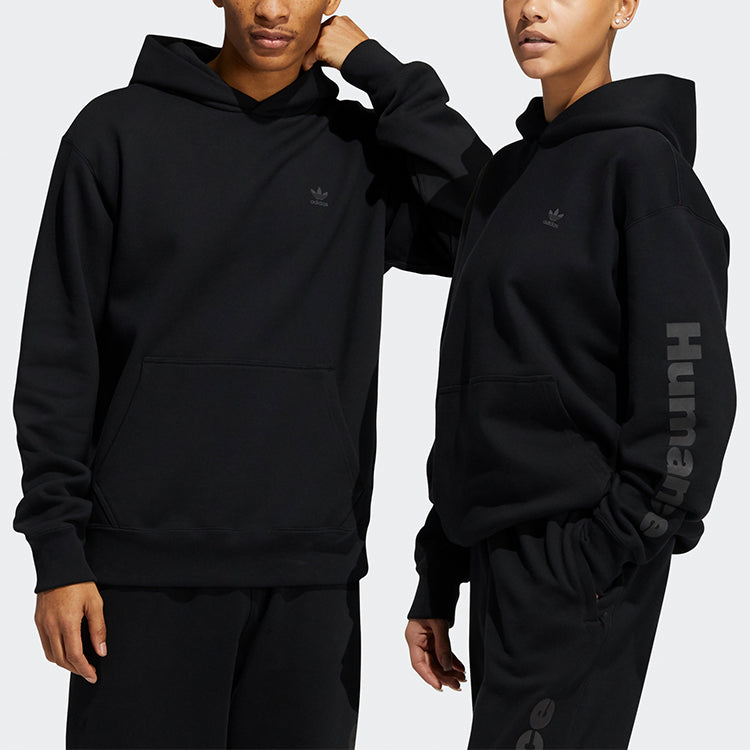 Худи adidas Pw Bf Bas Hood Basic Sporty Terry Hooded Sweater Unisex Black, черный — фото 3