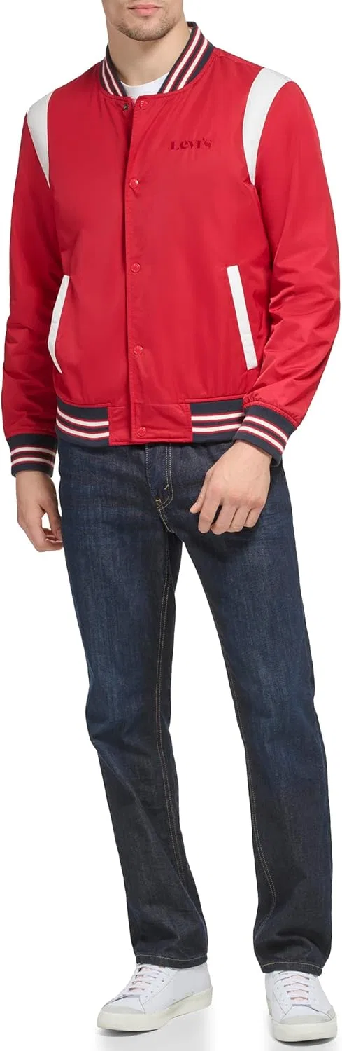Мужская куртка-бомбер Levi's с цветными блоками в стиле Varsity Levi's — фото 4