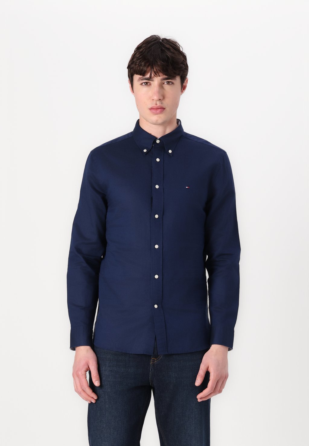 

Рубашка BLEND SOLID SHIRT Tommy Hilfiger, темно-синий