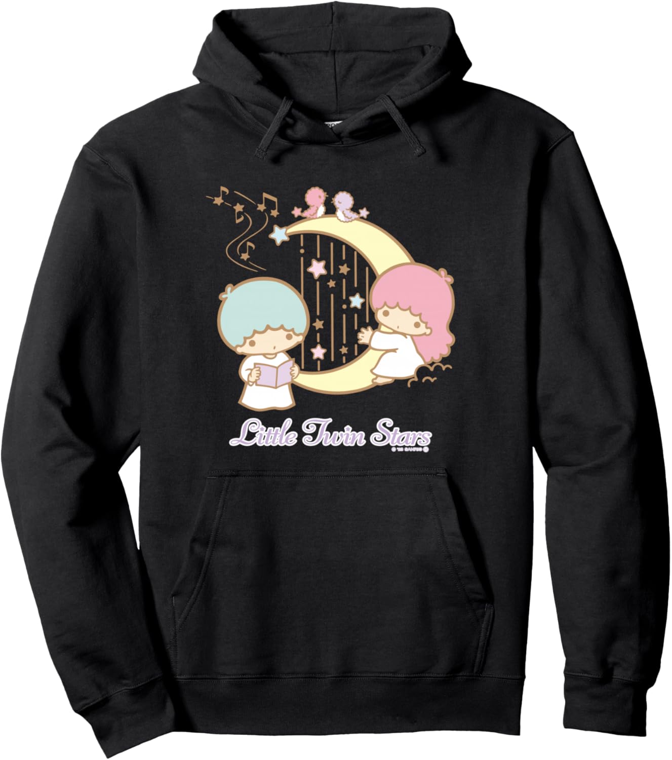 

Концертная толстовка Little Twin Stars, черная Sanrio (Watanabe)