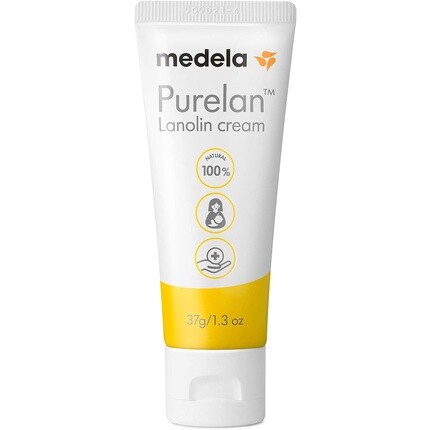 Purelan 37G крем с ланолином, быстрая помощь при стрессе сосков и сухой коже. 100% натуральный, гипоаллергенный, дерматологически протестирован, не содержит отдушек., Medela — фото 2
