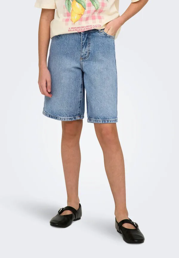 Джинсовые шорты kogsonny normal geschnitten Only Girls, Light Blue Denim — фото 2