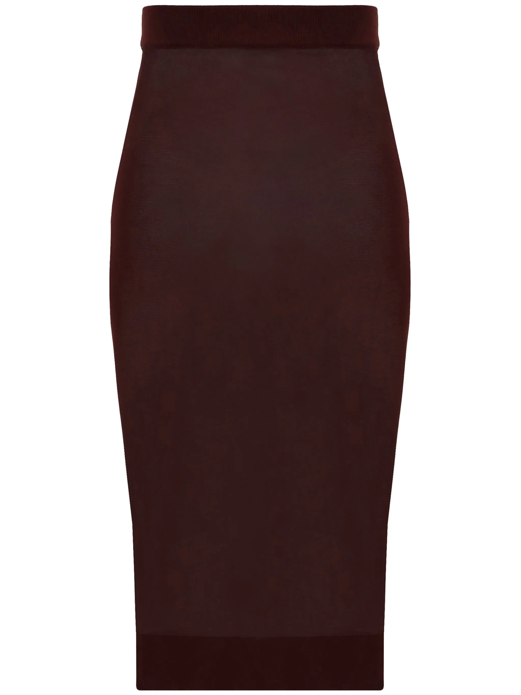 

Трикотажная юбка-карандаш Saint Laurent, красный