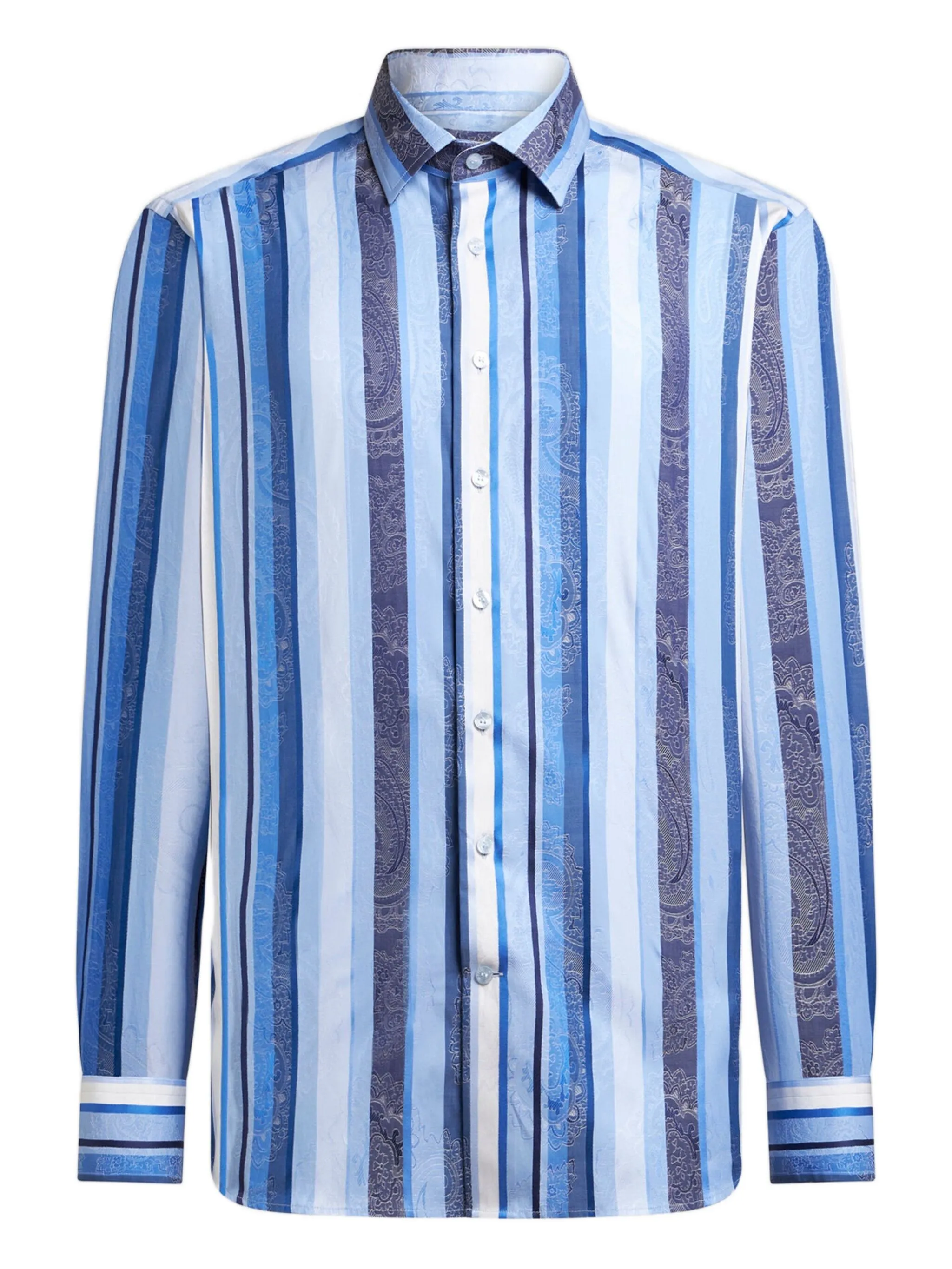 

Полосатая рубашка Etro, синий