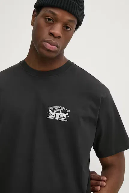 Футболка с принтом Vintage Fit Graphic Levi's, черный — фото 4