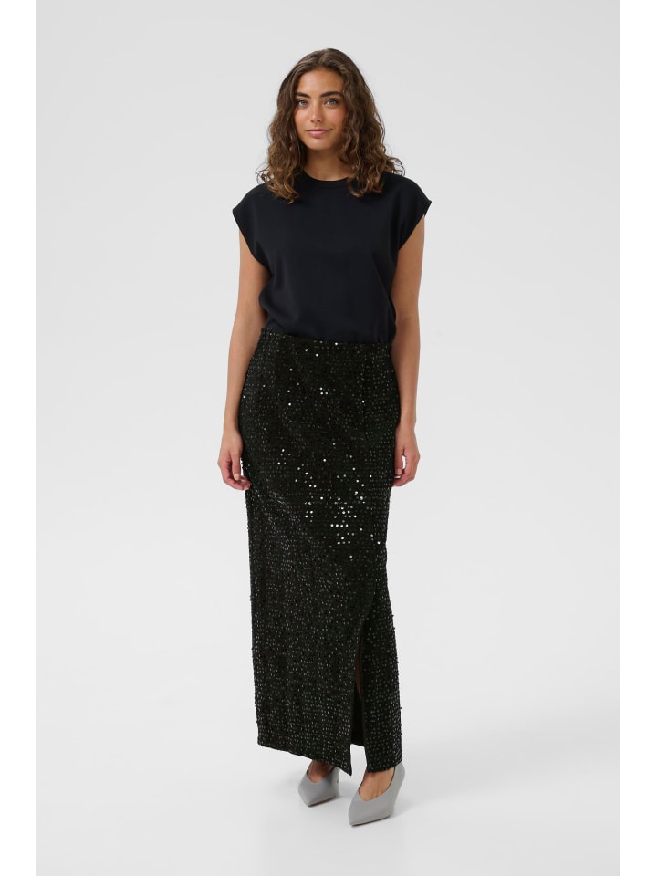 

CULTURE Юбка CUtamera прямого кроя, черная