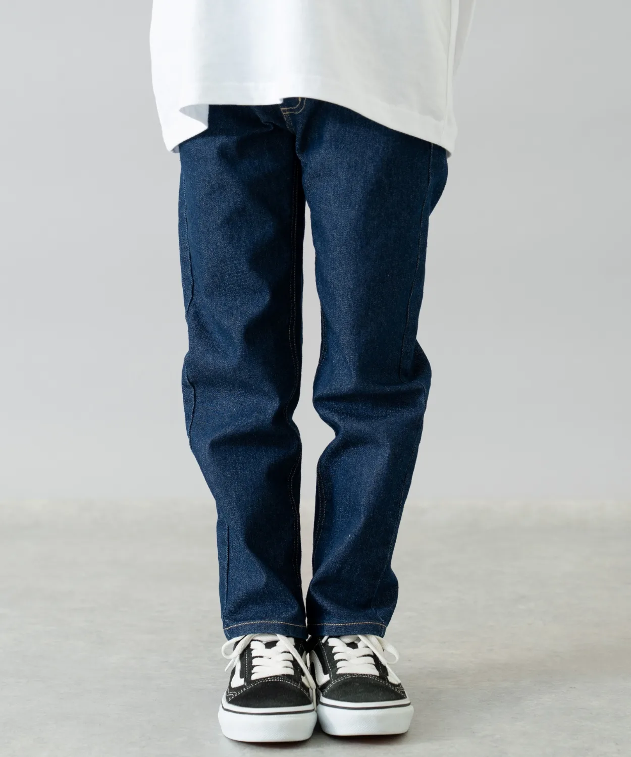 Детские джинсы slim straight Denim Slim Straight Pants and D. petit main синие
