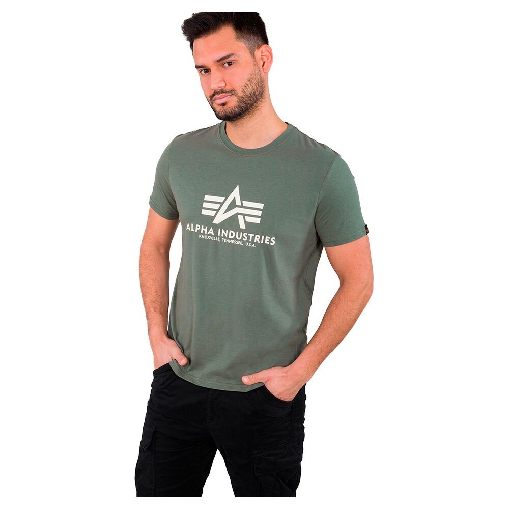 

Футболка с коротким рукавом Alpha Industries Basic, зеленый