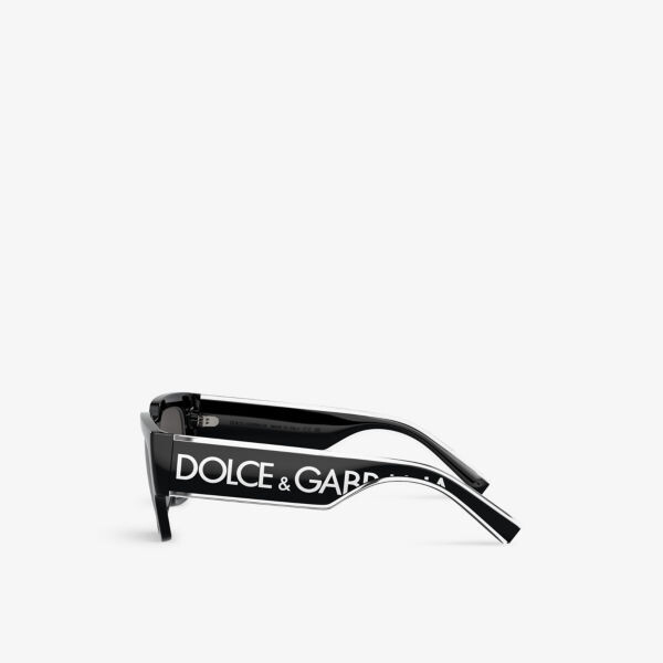 Солнцезащитные очки DG6184 в квадратной оправе Dolce & Gabbana, черный — фото 3