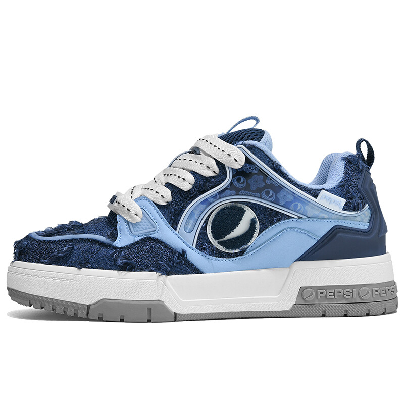 

Кроссовки Pepsi Jelly Color Series Skateboarding Shoes Unisex Low-top, синий