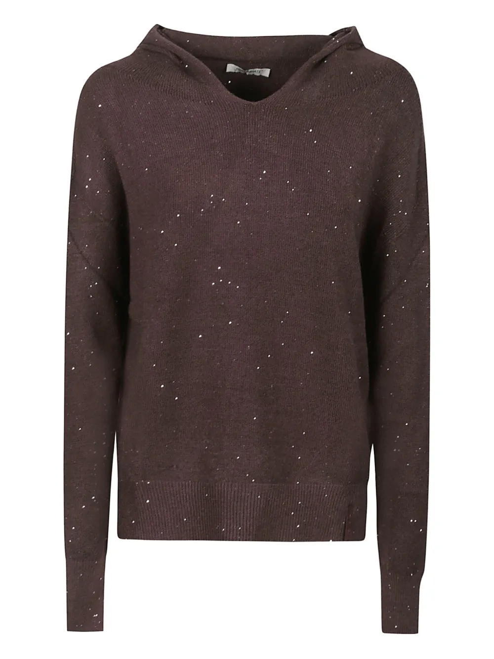 

Худи, украшенное пайетками HINNOMINATE, коричневый