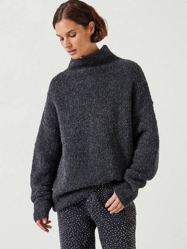 

Джемпер с воронкообразным вырезом bailey boucle HUSH, серый