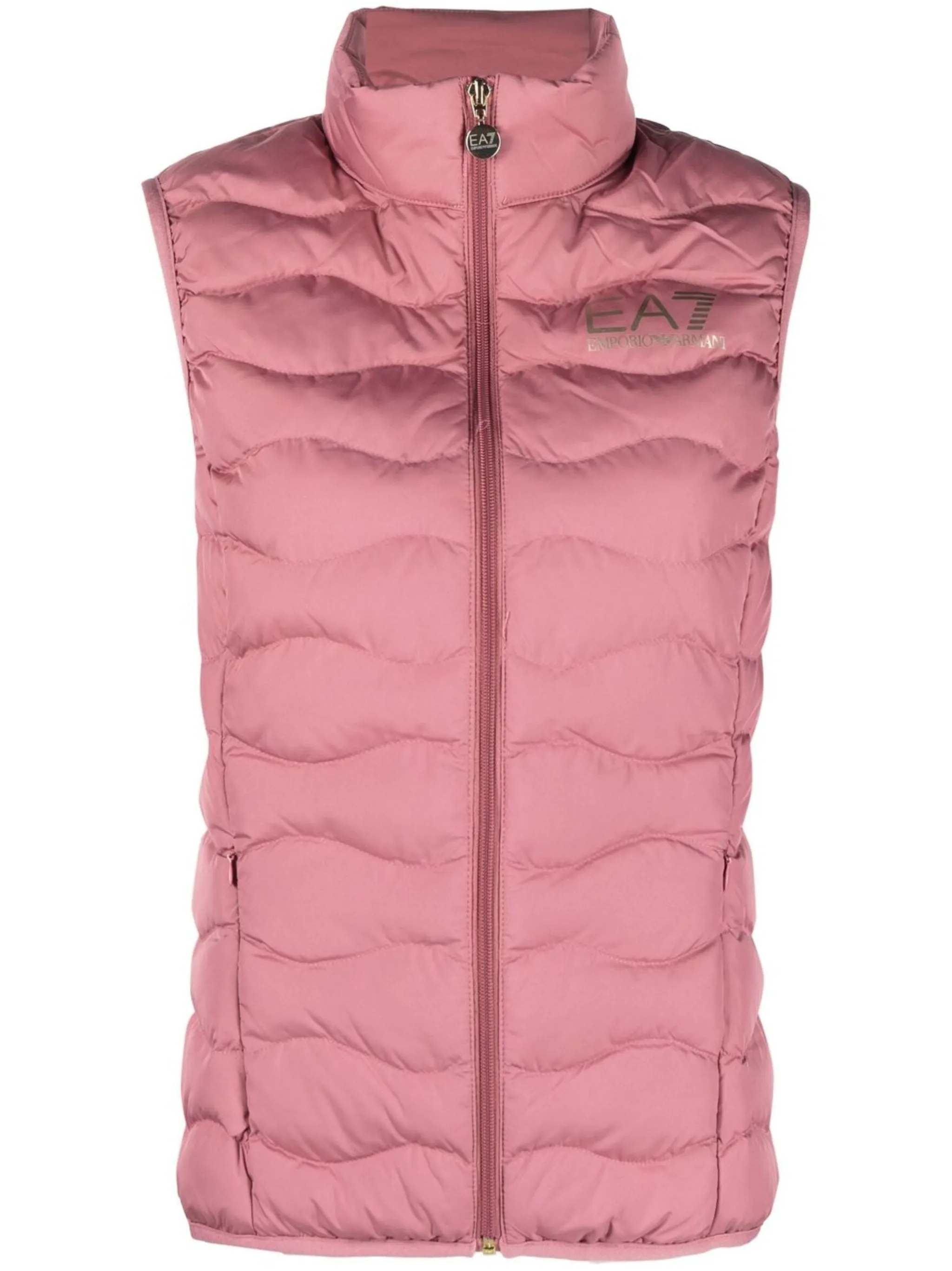 

Дутый жилет Core Ea7 Emporio Armani, розовый