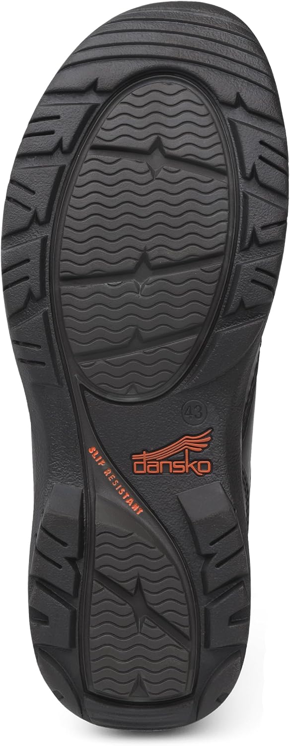 Мужские повседневные туфли Dansko Wynn - рабочая обувь, обувь для шеф-поваров, комфорт и поддержка на весь день, черный — фото 3