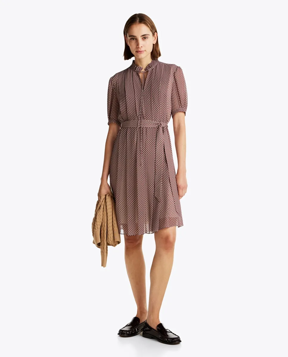 

Короткий плиссированный сарафан Tommy Hilfiger, красный