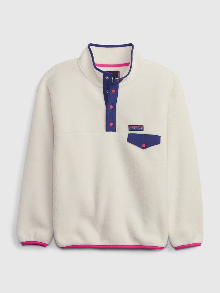 

Детская флисовая толстовка Gap, бежевый