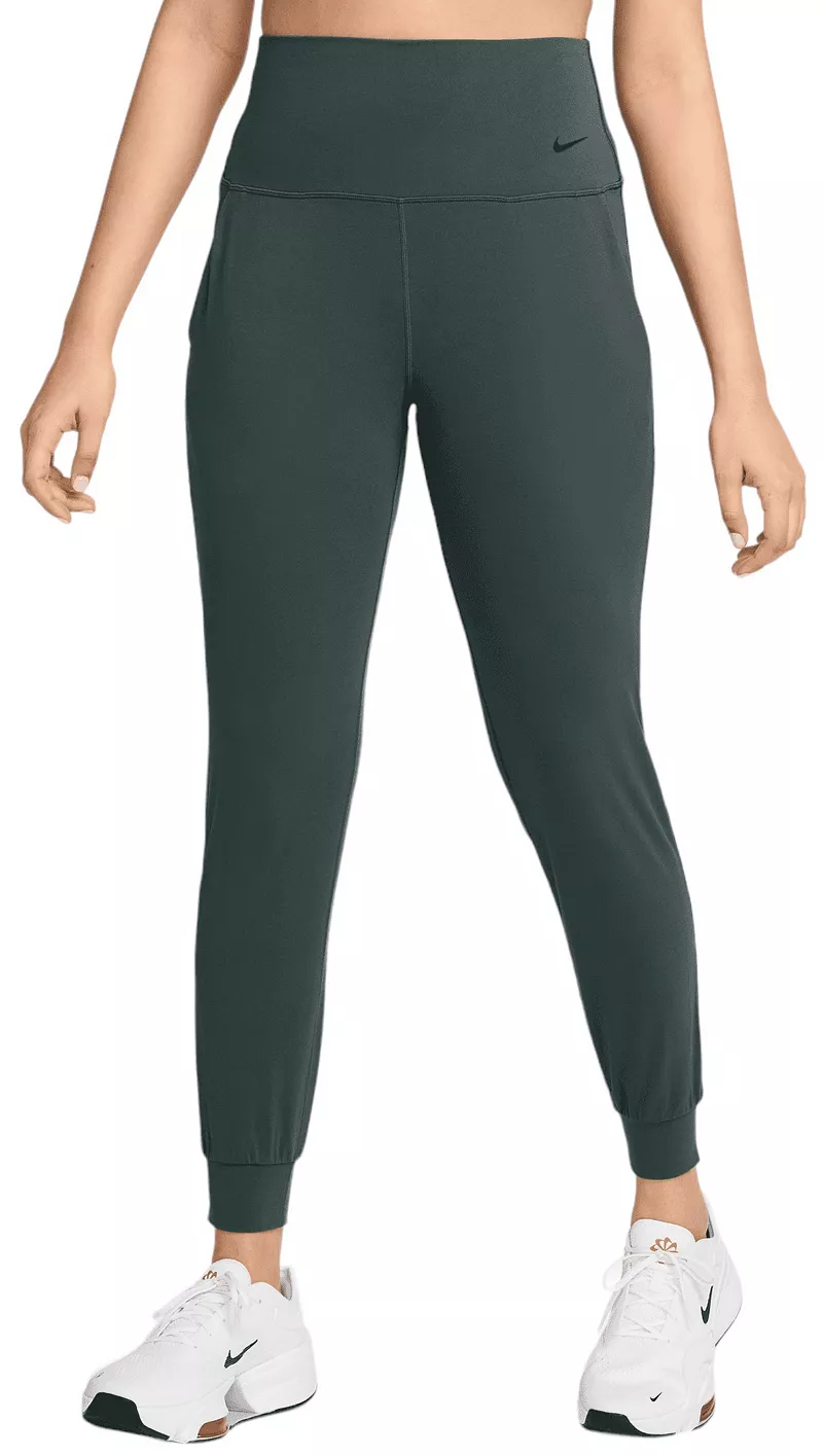 

Женские джоггеры с высокой талией Nike Zenvy Dri-FIT, цвет Vintage Green
