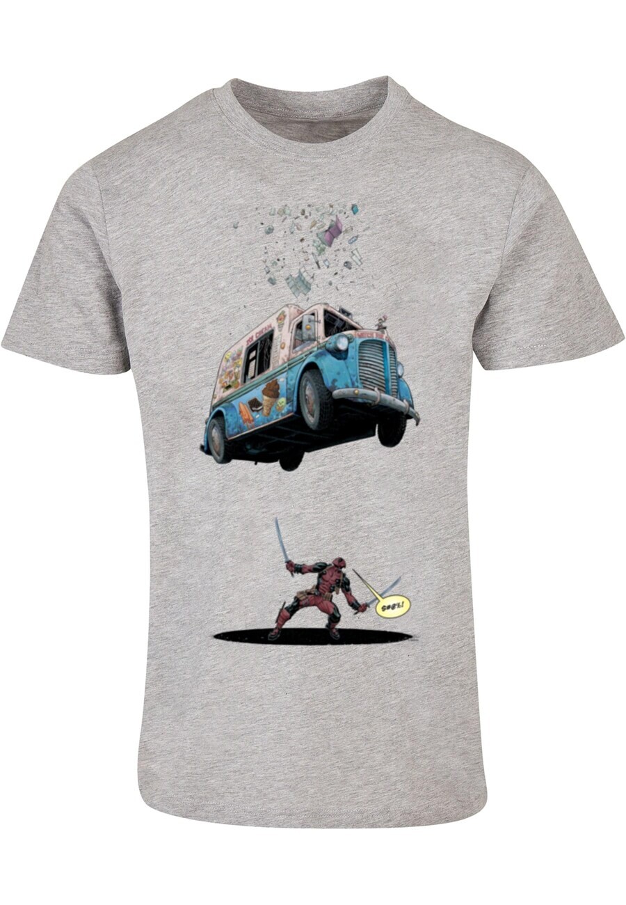 

Классическая футболка ABSOLUTE CULT Shirt Deadpool - Ice Cream, пятнистый серый